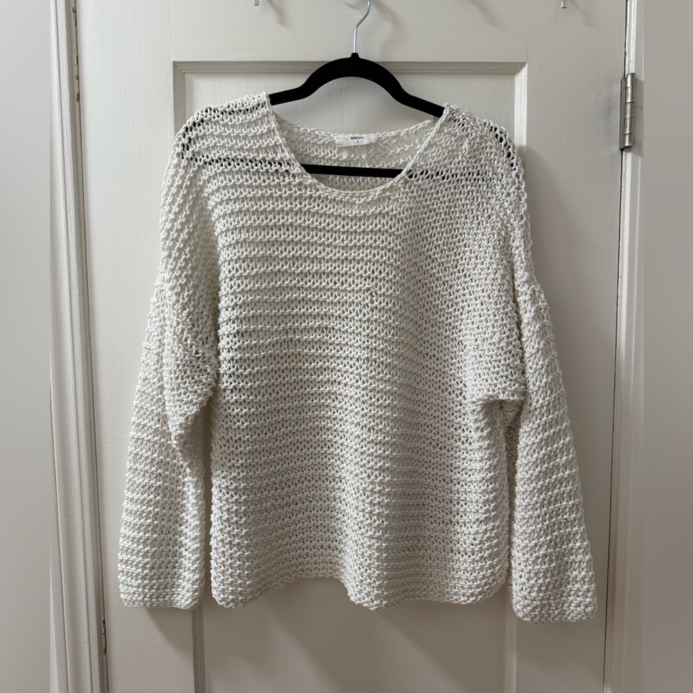 Mikoh cute Cream Knit Sweater
